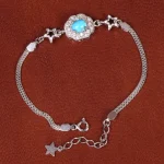 دستبند فیروزه زنانه کد 21782