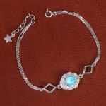 دستبند فیروزه زنانه کد 21798