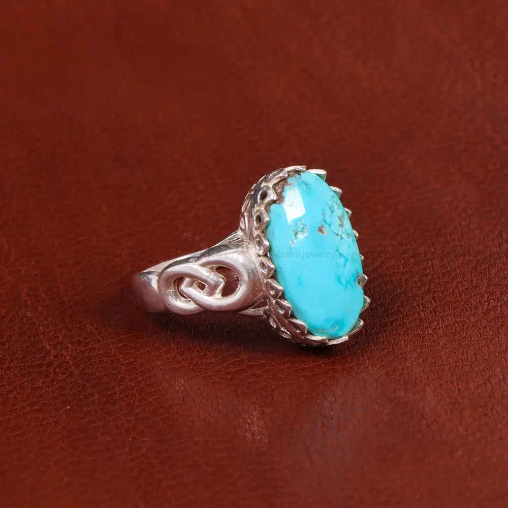 انگشتر فیروزه شجری زنانه کد 21816