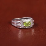 انگشتر زبرجد مردانه کد 21925