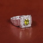 انگشتر زبرجد مردانه کد 21926