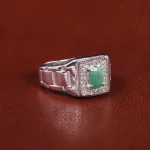 انگشتر زمرد مردانه کد 21927