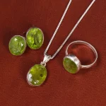 نیم ست زبرجد زنانه کد 21986