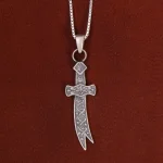 گردنبند نقره مردانه کد 22073