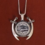 گردنبند نقره مردانه کد 22074