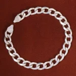 دستبند نقره مردانه کد 22089