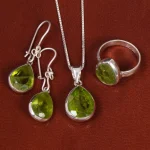 نیم ست زبرجد زنانه کد 22100