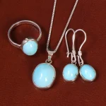 نیم ست فیروزه زنانه کد 22113