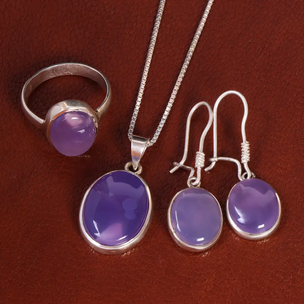 نیم ست عقیق سوسنی زنانه کد 22126