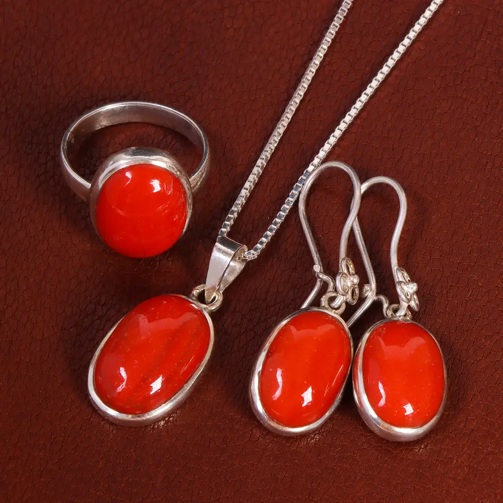 نیم ست مرجان زنانه کد 22138