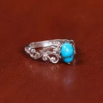 انگشتر فیروزه شجری زنانه کد 22142