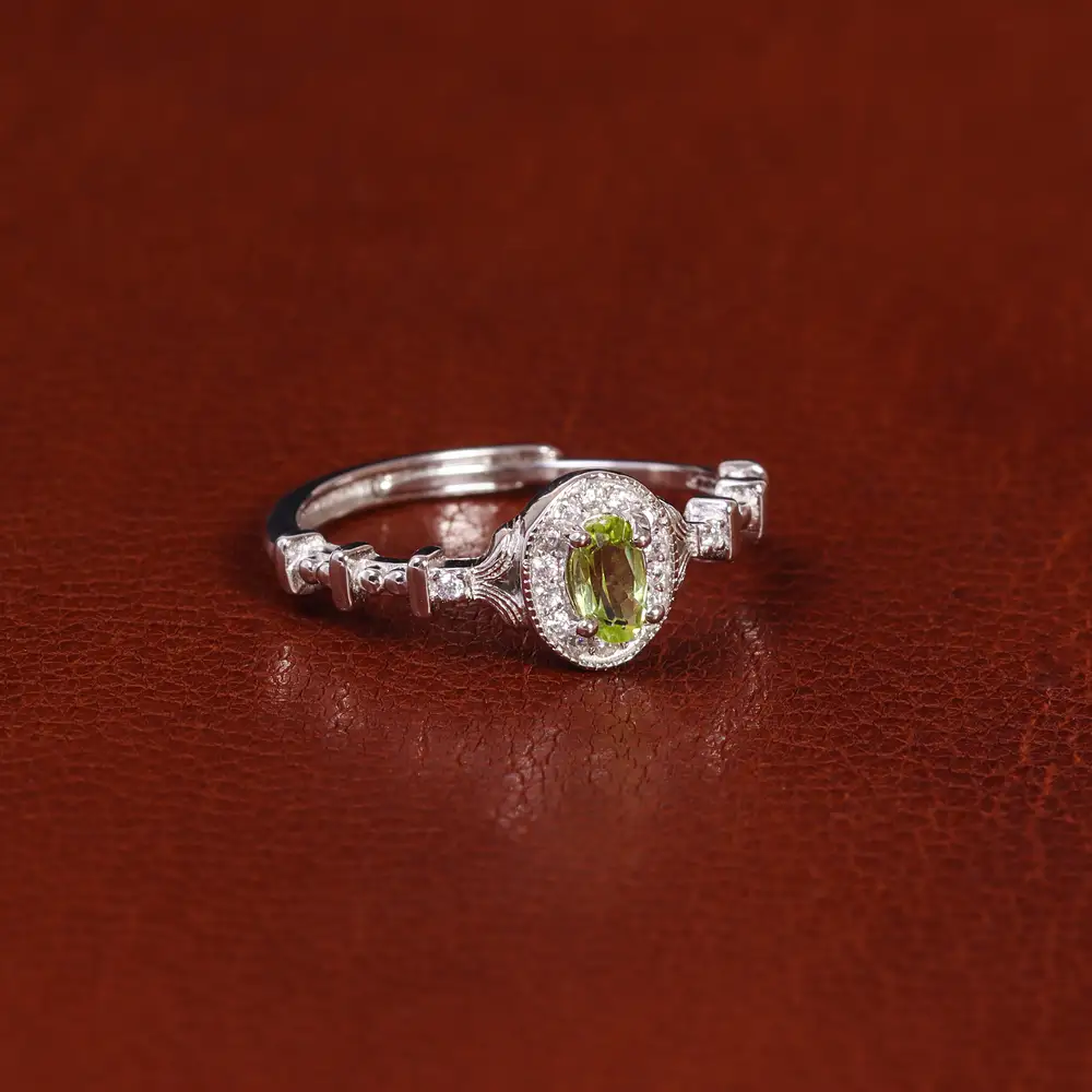 انگشتر زبرجد زنانه کد 22171