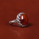 انگشتر عقیق یمن مردانه کد 22322