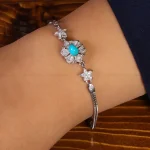 دستبند فیروزه زنانه کد 21788