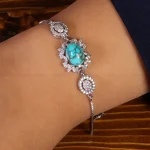 دستبند فیروزه زنانه کد 21789