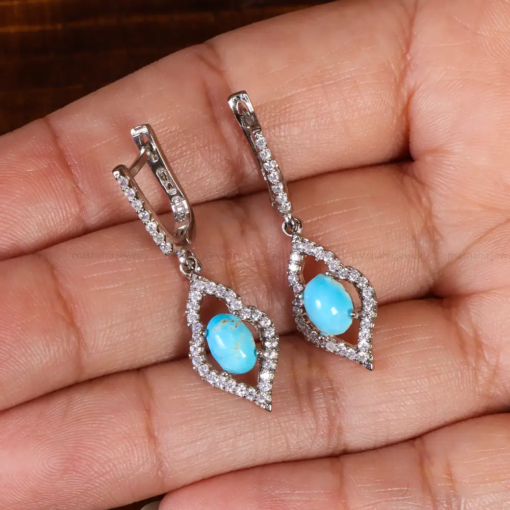 گوشواره فیروزه زنانه کد 21802