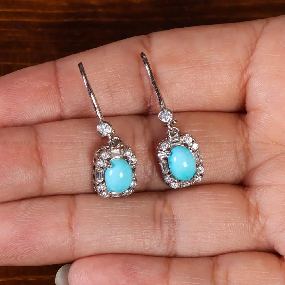 گوشواره فیروزه زنانه کد 21803