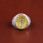 انگشتر سیترین مردانه کد 21879