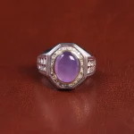 انگشتر عقیق سوسنی مردانه کد 21882