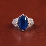 انگشتر یاقوت کبود مردانه کد 21890