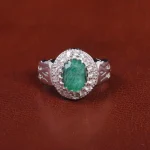 انگشتر زمرد مردانه کد 21932