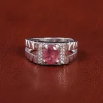 انگشتر یاقوت سرخ مردانه کد 21944