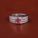 انگشتر یاقوت سرخ مردانه کد 21946