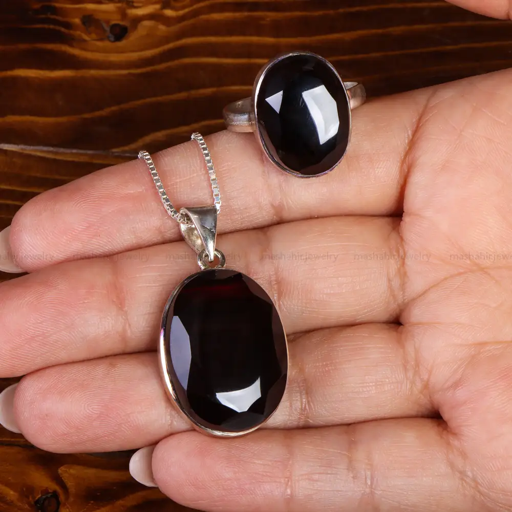 نیم ست عقیق زنانه کد 21993