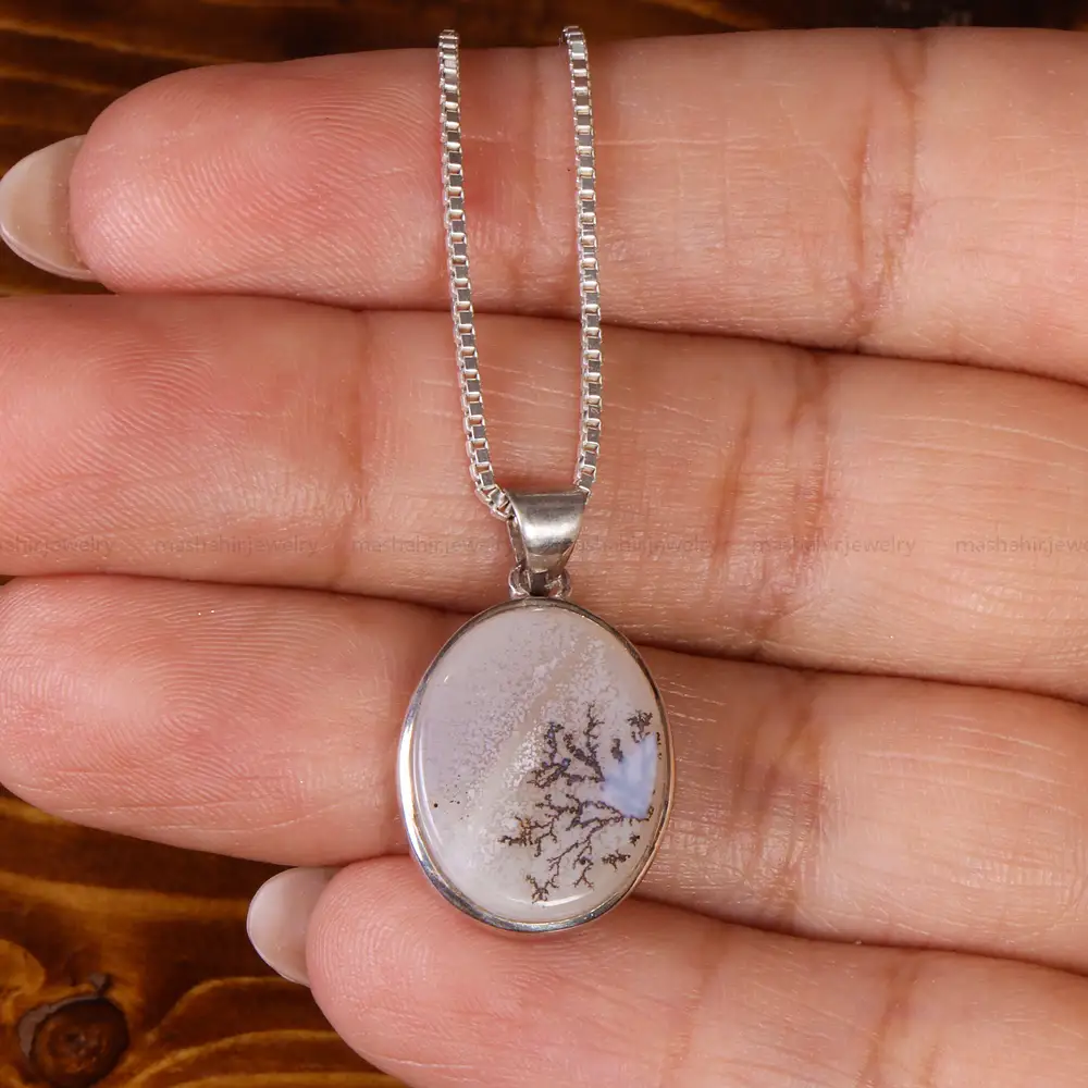 گردنبند عقیق شجر کد 22028