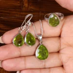 نیم ست زبرجد زنانه کد 22100