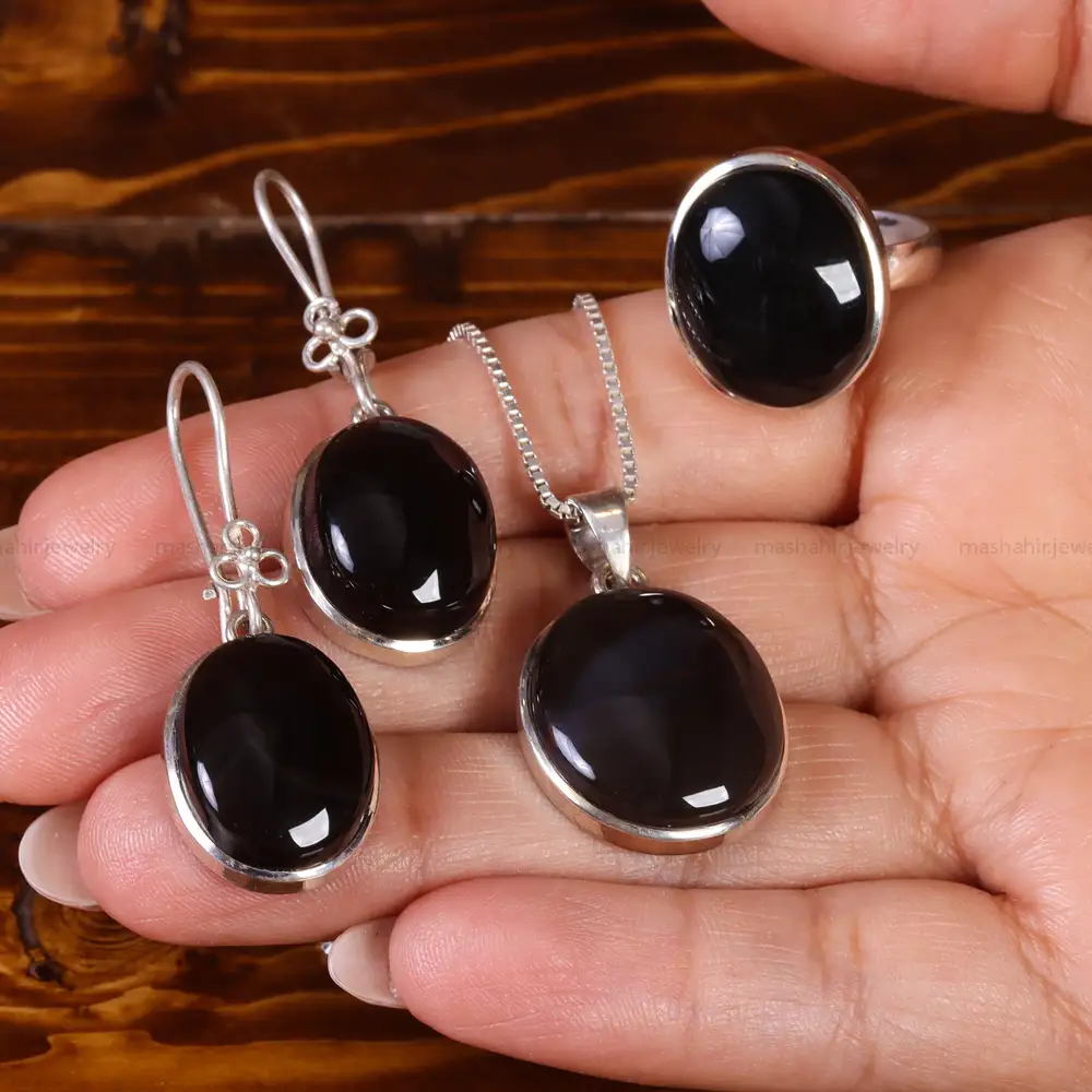 نیم ست عقیق زنانه کد 22130