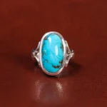 انگشتر فیروزه شجری مردانه کد 22267