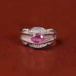 انگشتر یاقوت سرخ مردانه کد 22287