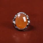 انگشتر عقیق یمن مردانه کد 22301