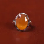 انگشتر عقیق یمن مردانه کد 22311