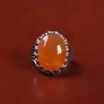 انگشتر عقیق یمن مردانه کد 22315