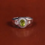 انگشتر زبرجد مردانه کد 22366