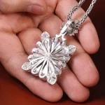 گردنبند فیروزه مردانه کد 17249