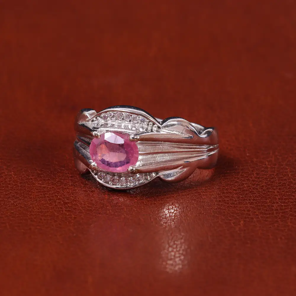 انگشتر یاقوت سرخ مردانه کد 22287