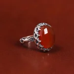 انگشتر عقیق یمن مردانه کد 22398