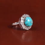 انگشتر فیروزه شجری زنانه کد 22422