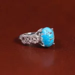 انگشتر فیروزه شجری زنانه کد 22425