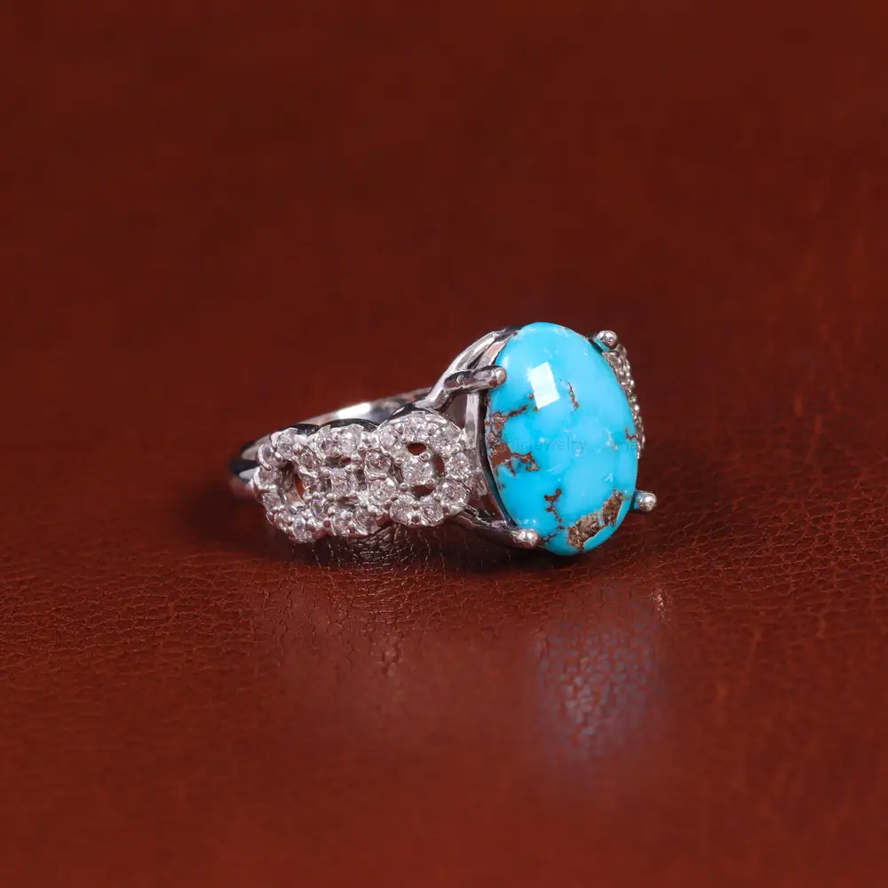 انگشتر فیروزه شجری زنانه کد 22433