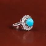 انگشتر فیروزه شجری زنانه کد 22438