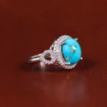 انگشتر فیروزه شجری زنانه کد 22444