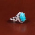 انگشتر فیروزه شجری زنانه کد 22445