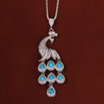 گردنبند فیروزه زنانه کد 22622
