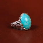 انگشتر فیروزه شجری مردانه کد 22932