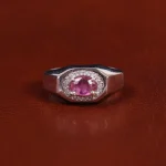 انگشتر یاقوت سرخ مردانه کد 22383