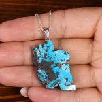 گردنبند فیروزه طرح ایران کد 22568